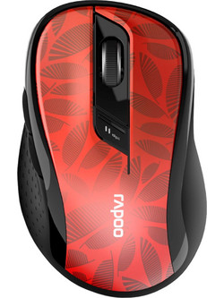 Rapoo Silent M500 Ασύρματο Bluetooth Ποντίκι Red