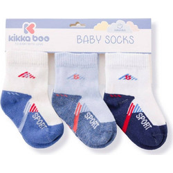 Καλτσάκια Σετ 3τμχ Sport Kikka Boo Blue 31110010025