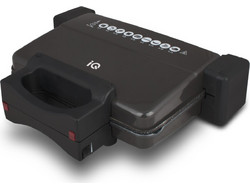 IQ ST-680 Τοστιέρα Γκριλιέρα με Αποσπώμενες Πλάκες για 4 Τοστ 2000W Μαύρη