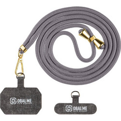 OBAL:Me Necktag Allure Rope For Mobile Phone Dark Grey - (57983126816)