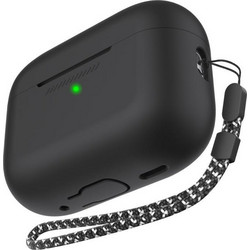 Θήκη Σιλικόνης AhaStyle PT187-2-C Apple AirPods Pro 2 (2022) Μαύρο N70579