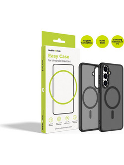 Mobile Origin Easy Case, MagSafe, Matte Black - Samsung Galaxy S25 Fe - (MO-HYMBL-GS25FE)