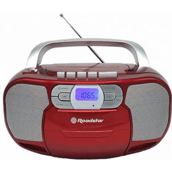 Roadstar RCR-4635UMP Φορητό CD Player με Κασετόφωνο / USB MP3 Κόκκινο
