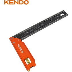 Kendo 35373 Γωνία Μαραγκών με Αλφάδι 12" / 300mm