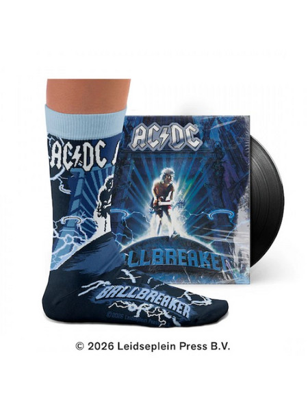 Sock Affairs AC/DC Ανδρικές Κάλτσες Ψηλές με Σχέδια Πολύχρωμες