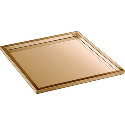 Δίσκος Καφέ Sanco Hotel Amenities 00137-PVD-01PL PVD Warm Bronze Polished 30x30x1cm