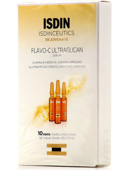 Isdin Isdinceutic Flavo-C Ultraglican Αντιγηραντικό Serum Προσώπου για Λάμψη 10x2ml