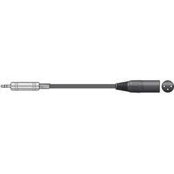Citronic S3J-XM050 Καλώδιο Ήχου 3.5mm TRS Jack Plug - XLR Male 0.5m