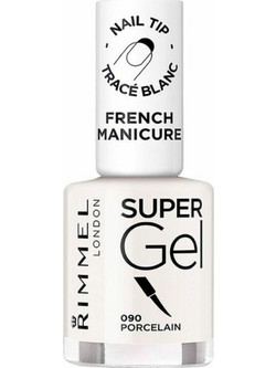 Rimmel London Super Gel 090 Porcelain Gloss Βερνίκι Νυχιών Μακράς Διαρκείας 12ml