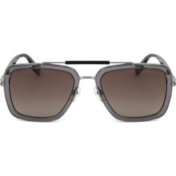 Marc Jacobs MARC674/S KB7/HA Ανδρικά Γυαλιά Ηλίου Τετράγωνα Κοκάλινα Μεταλλικά Ασημί με Καφέ Polarized Φακό