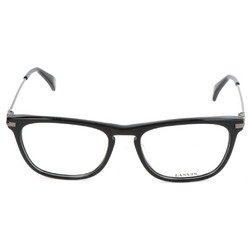 Lanvin VLN731M 0BLK Ανδρικός Σκελετός Γυαλιών Οράσεως Κοκάλινος Μεταλλικός Ασημί Μαύρος