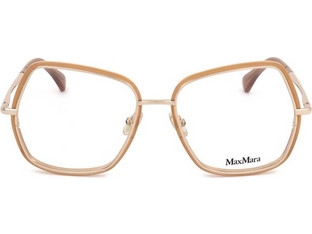 Max Mara MM5076 028 Γυναικείος Σκελετός Γυαλιών Οράσεως Μεταλλικός Καφέ