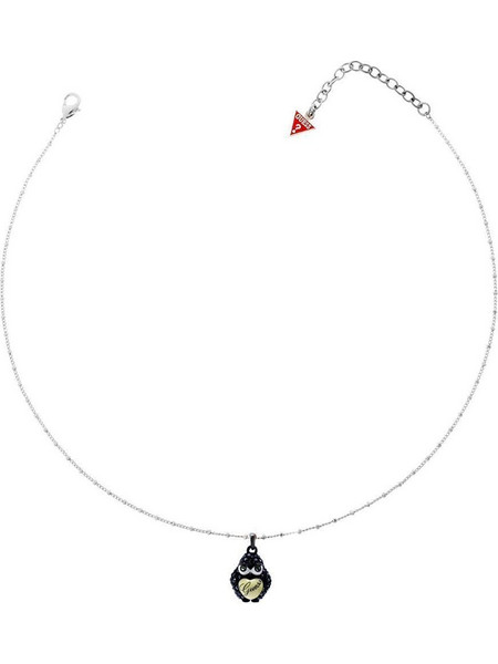 Guess Γυναικείο Κολιέ Κουκουβάγια από Ατσάλι UBN12021