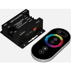 Ελεγκτής Ταινίας RGB LED AD 12-24V DC 24A - RF Ασύρματο Τηλεχειριστήριο, 3 Κανάλια & 576 W