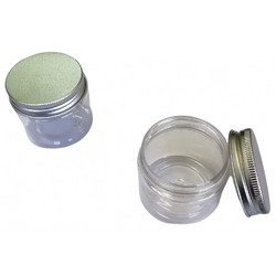 Βάζο Πλαστικό Διάφανο PET 200ml Με Καπάκι Αλουμινίου