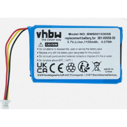 361-00056-00 VHBW Battery (Compatible) for Garmin Nuvi, Garmin Drive Selected Models 1100mAh 361-00056-00