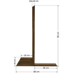 ΞΥΛΙΝΗ ΒΑΣΗ 50023 ΓΙΑ ΚΑΦΑΣΩΤΑ ΚΑΙ ΦΡΑΧΤΕΣ 66Χ90 CM-TESIAS GROUP