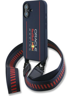 Red Bull Λουράκι σιλικόνης και κάθετο λογότυπο MagSafe - θήκη για Apple iPhone 16 - Μπλε