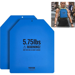 VEVOR Πλάκες Βάρους Γιλέκου 2,6 kg Ζεύγος, Ατσάλινες Εργονομικές HJGKPZPHJGPB5HHIZ001V0
