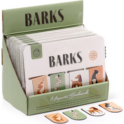 Barks Dog Magnetic Bookmark Set