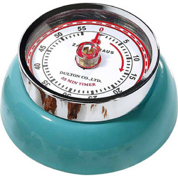 Zassenhaus Χρονόμετρο Κουζίνας Μεταλλικό Retro Collection Speed 7,2x3,5cm 55min Teal