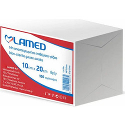Lamed Μη Αποστειρωμένες Γάζες 8ply 10x20cm 100τμχ