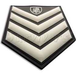 Βαθμοί αστυνομίας 3D Μπράτσου με Velcro (ζευγάρι)