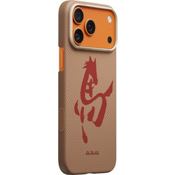 Pitaka Edge Case Θήκη iPhone 17 Pro MagSafe Ink Horse Gold & Jade HR1705P