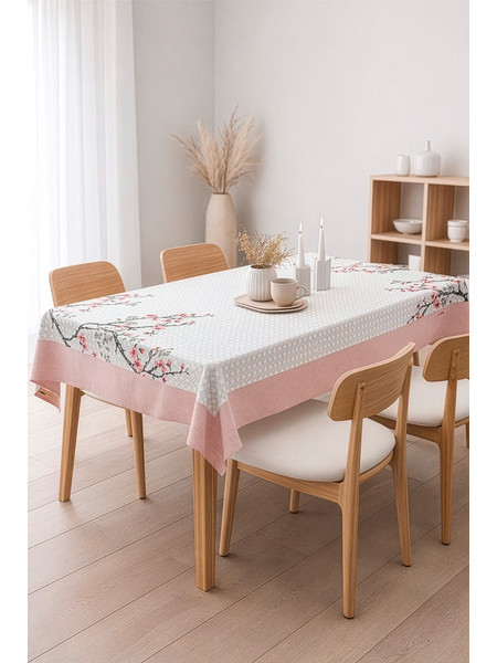 Τραπεζομάντηλο 25 - Saint Clair - 145X220 Λευκό Ροζ