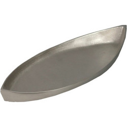 Liberta-Maison Ken Δίσκος Διακόσμησης 41x15x4cm Αλουμίνιο Silver Ματ 023956