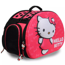 Τσάντα Μεταφοράς Hello Kitty 3D γάτας EVA ανάγλυφη ροζ 42x33x29cm