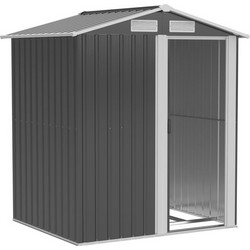 Outsunny Garden Shed Ατσάλινο εργαλειοθήκη, κεκλιμένη οροφή και 4 αεραγωγοί, 152x132x188cm 845-291V01