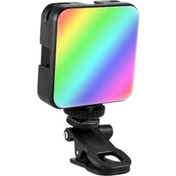 Επαναφορτιζόμενος φακός κάμερας LED - Multicolor - D12S - 812914