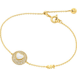 Michael Kors Kors Love Βραχιόλι με Καρδιά από Ασήμι 925 Χρυσό με Ζιργκόν MKC1847710