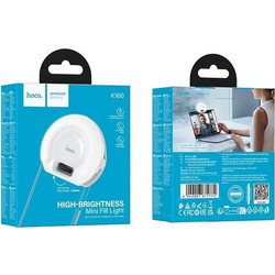 Hoco K160 Mini Fill Light Ring σε Λευκό Ring Light