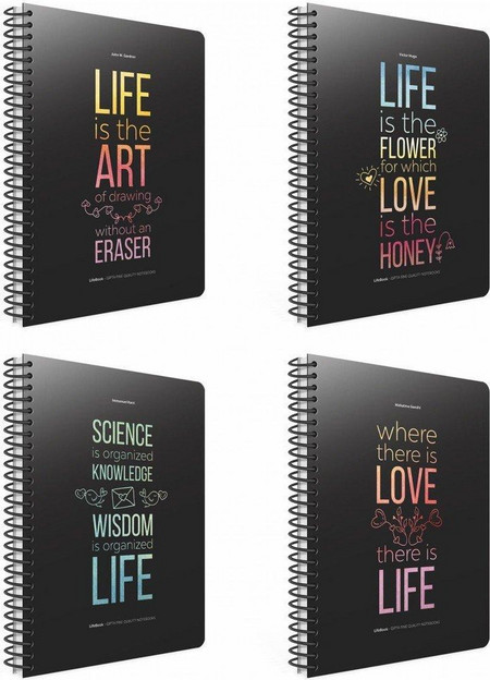 ΤΕΤΡΑΔΙΟ ΣΠΙΡΑΛ LIFE BOOK Α4 21X29 3Θ
