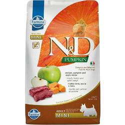Farmina N&D Pumpkin Grain Free Mini Adult with Venison, Pumpkin & Apple 2kg