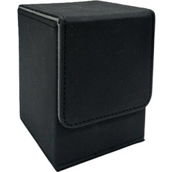 Leatherette Deck Box Case 100+ Black