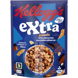Kellogg's Extra Granola Milk Chocolate 375gr