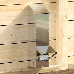 vidaXL Ταΐστρα κοτόπουλων Ψυχρής Έλασης Χάλυβας (Κωδ. 3049556) - γαλβανισμένος-χάλυβας, 13-x-12-x-51-εκ