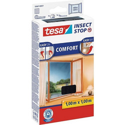 TESA Insect Stop Comfort 55667 Αυτοκόλλητη Σταθερή Σίτα Παραθύρου Πλαστική 100x100cm