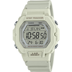 Casio Ψηφιακό Ανδρικό Ρολόι Χρονογράφος με Λευκό Καουτσούκ Λουράκι LWS-2200H-8AVEF