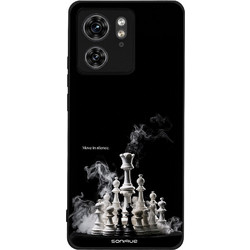 Sonique Men's Edition Θήκη με Σχέδιο «Σκάκι» (Motorola Edge 40 5G)