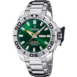 Festina Ανδρικό Ρολόι με Ασημί Μεταλλικό Μπρασελέ F20665/2