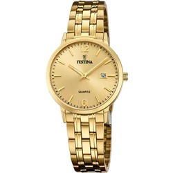 Festina Γυναικείο Ρολόι με Χρυσό Μεταλλικό Μπρασελέ F20514/3