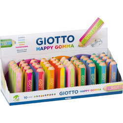 Γόμα Giotto Happy Gomma 4 Χρώματα