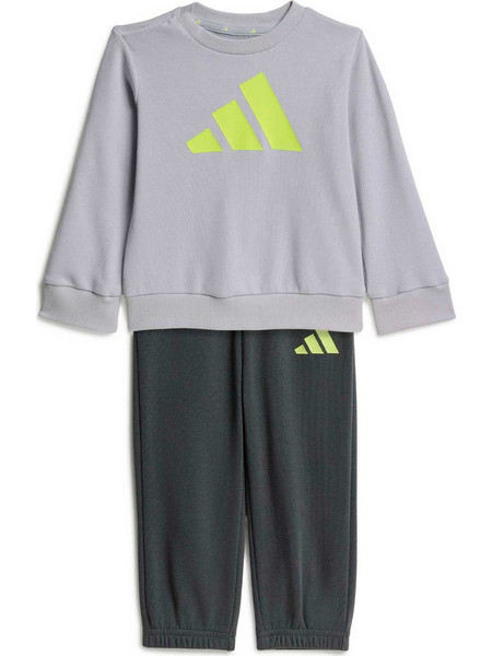Adidas Βρεφικό Σετ Φόρμας για Αγόρι Γκρι KS1470