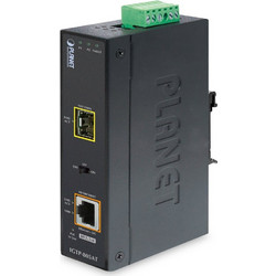 Planet Media Converter 1000Base-SX / LX to 10/100/1000Base-T 802.3at PoE