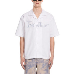 CITY NATURE SHORTSLEEVE BOWLING SHIRT MEN OFF-WHITE