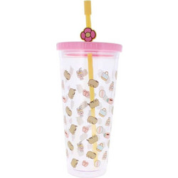 Pusheen - Ποτήρι με Καλαμάκι 700 ml
